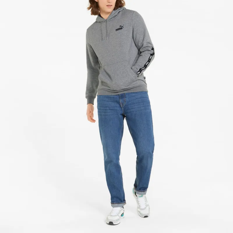 PUMA Sudadera Con Capucha Para Hombre Essentials+ Tape-4