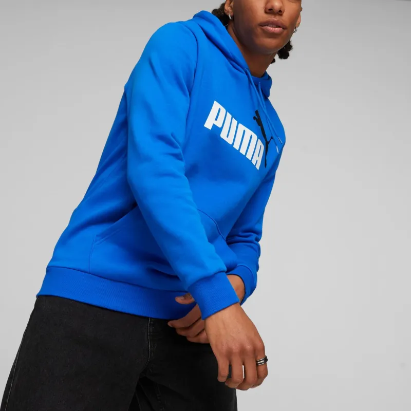 PUMA Essentials+ Two Tone Big Logo Men's Hoodie Sweatshirt Men's Blue-2
