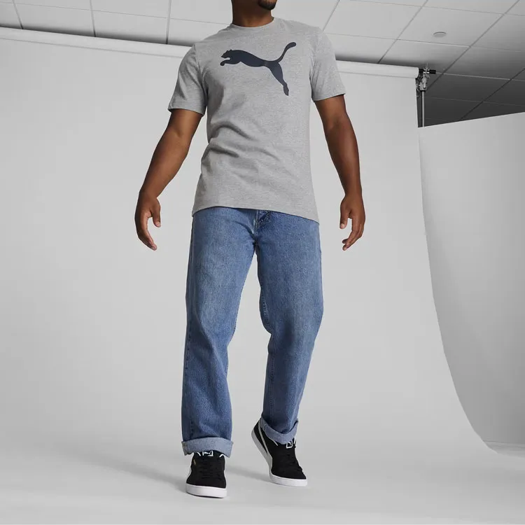 PUMA Essentials Big Cat Men's Tee T-Shirt Men's Gray-3
