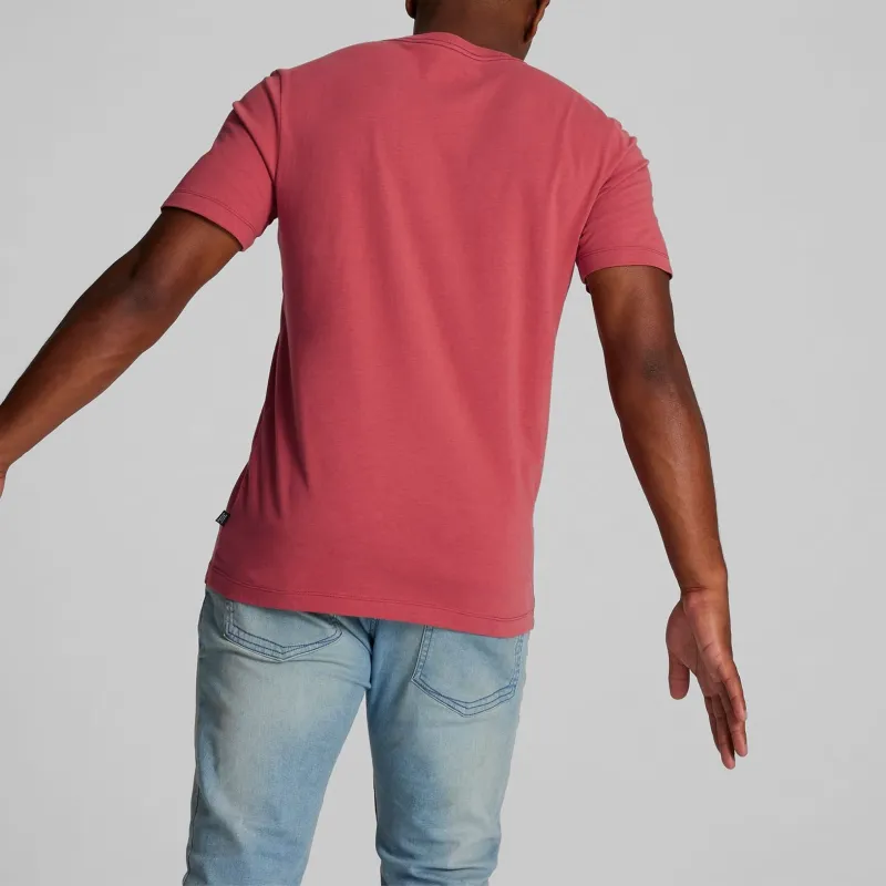 PUMA Essentials Big Cat Men's Tee T-Shirt Men's Sky Red-3