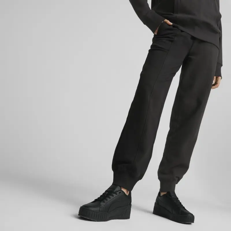 PUMA Knitted Sports Pants Women's Black-2