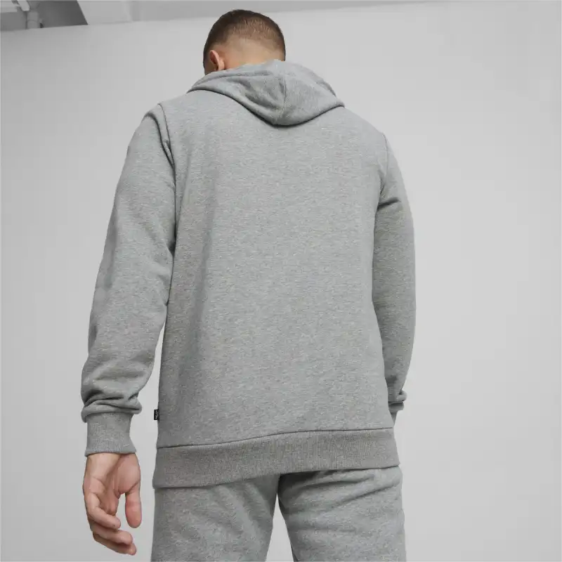 PUMA ESS+ LOGO LAB Men's Hoodie Sweatshirt Men's Gray-3