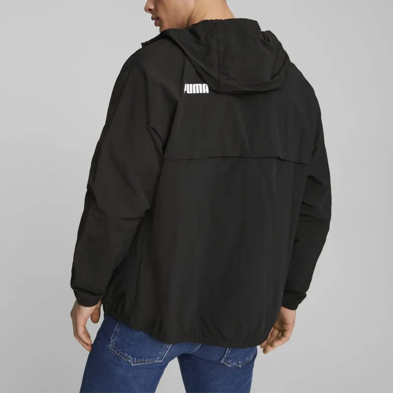 PUMA Men's Hooded Windbreaker Jacket Jackets Coats Men's Black-3