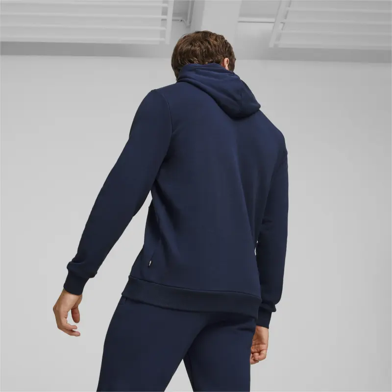 PUMA ESS+ LOGO LAB Men's Hoodie Sweatshirt Men's Blue-3