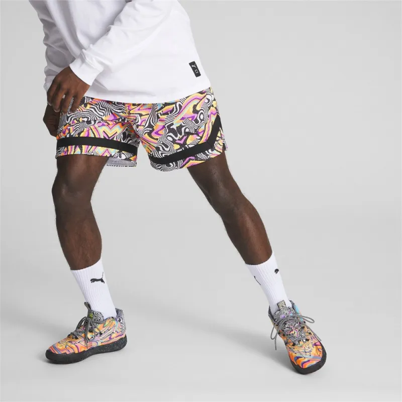 PUMA x DEXTER'S LABORATORY Casual Shorts Men's Black-2