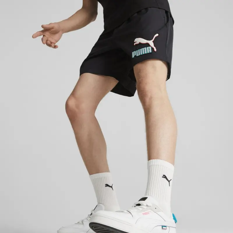 PUMA Fandom Casual Shorts Men Black-2