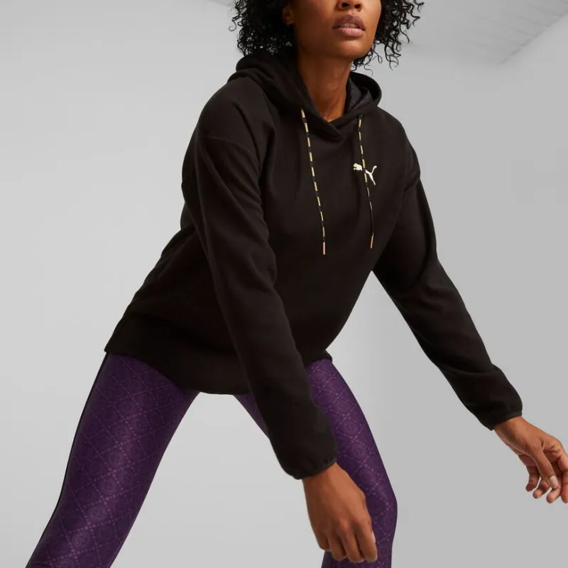 PUMA LOVE HOODY Sweatshirts Women's Black-2