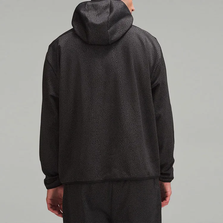 Lululemon LAB Collection Sweatshirt Men's Mini Jacquard Graphite Gray Black-2