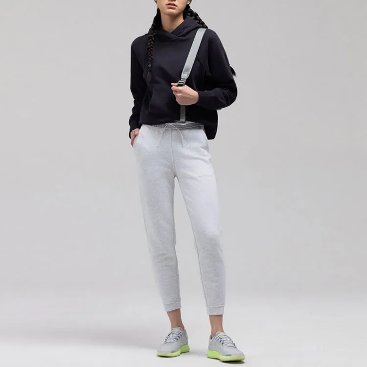 Lululemon Loungeful Knitted Sports Pants Women's Light Gray-1