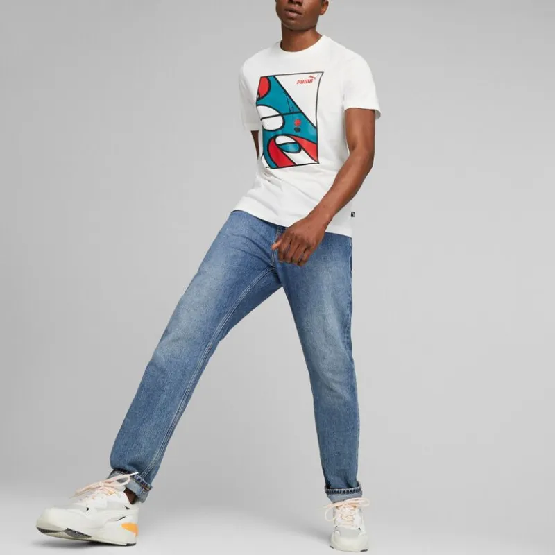 PUMA Court T-Shirts Men White-2