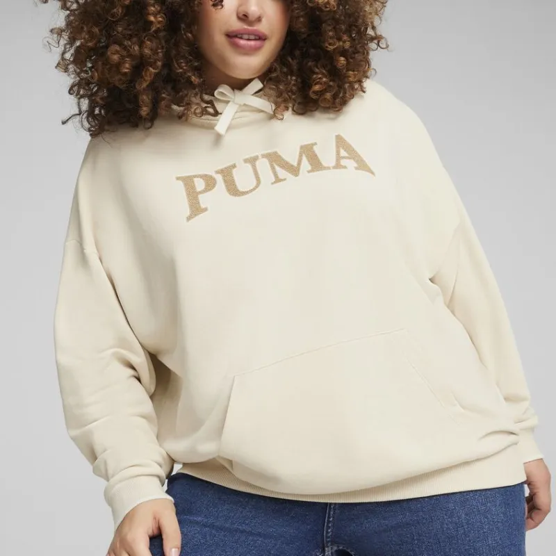 PUMA SQUAD Sweatshirt Women's Ecru-2