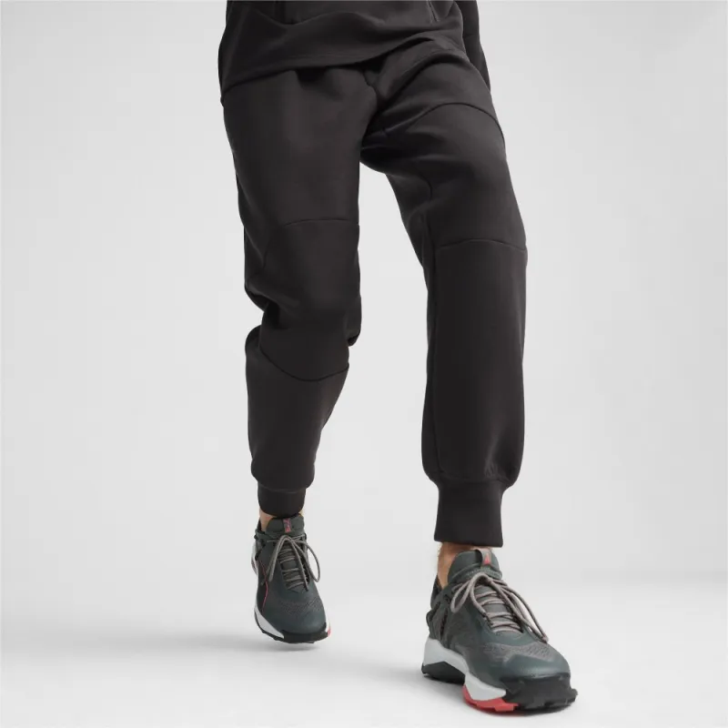 PUMA M SEASONS TECH Knitted Sweatpants Men's Black-4