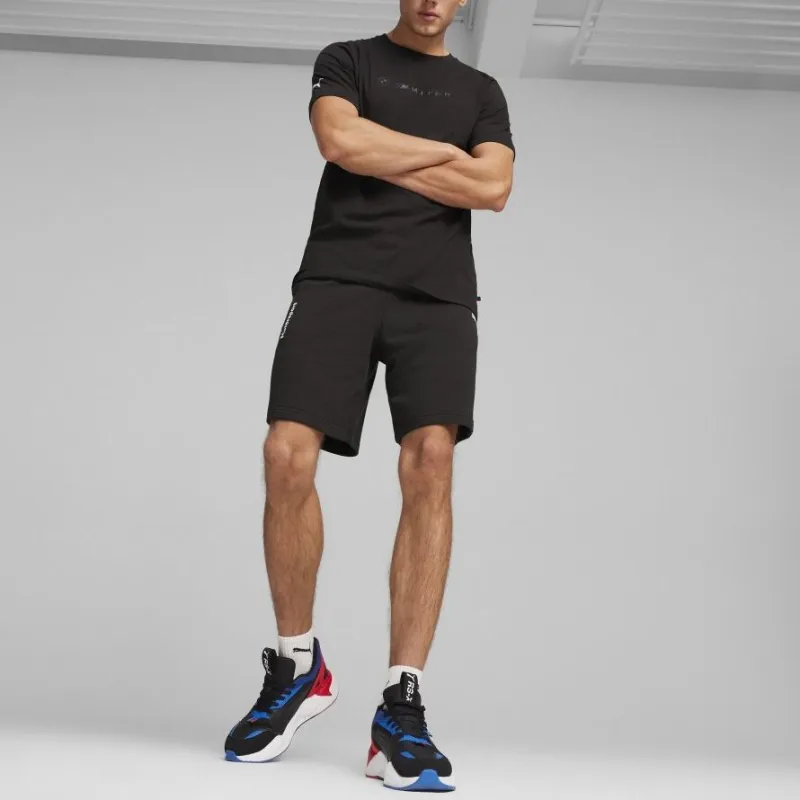 PUMA BMW MMS ESS SWEAT SHORTS FT Casual Shorts Men's Black-4