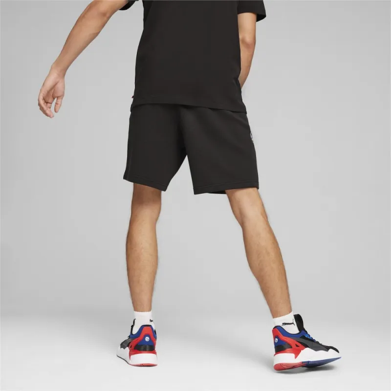 PUMA BMW MMS ESS SWEAT SHORTS FT Casual Shorts Men's Black-3