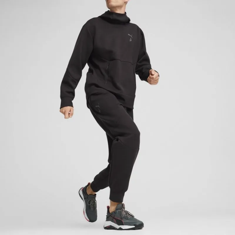 PUMA M SEASONS TECH Knitted Sweatpants Men's Black-2
