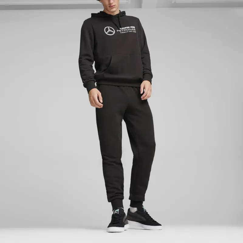 PUMA Mercedes AMG Petronas Motorsport Men's ESS Hoodie Sweatshirt Men's Black-2