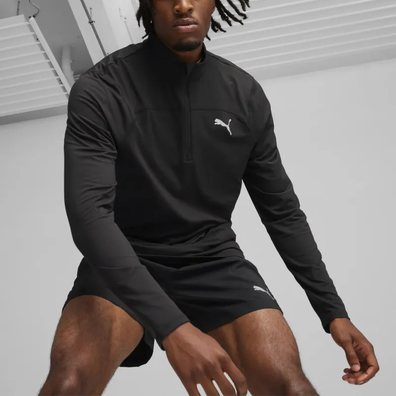 PUMA Run Cloudspun Men's Quarter-Zip Pullover-3