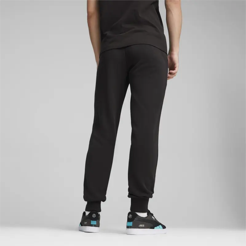 PUMA Mercedes-AMG Petronas Motorsport Men's ESS Pants Knitted Sports Pants Men's Black-3