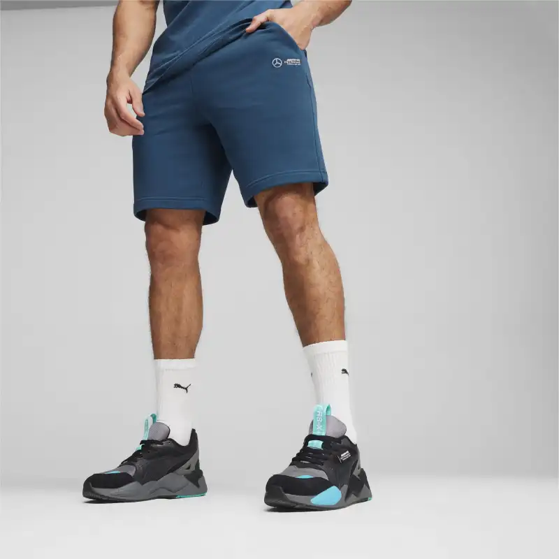 PUMA Mercedes-AMG Petronas Casual Shorts Men's Blue-3
