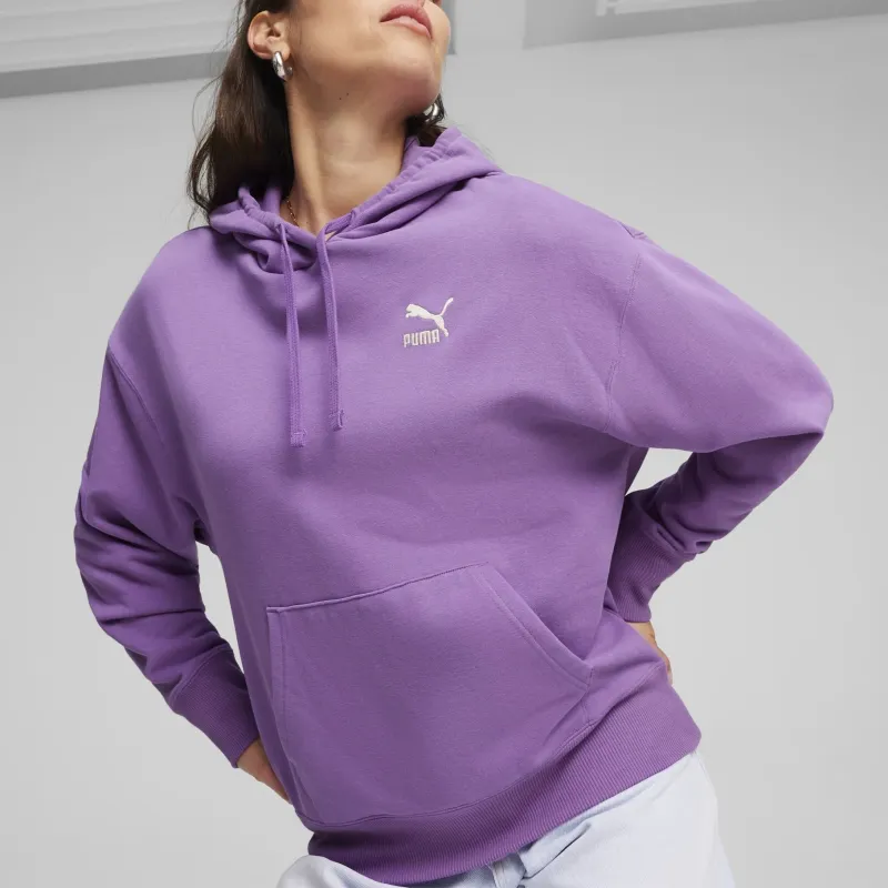 PUMA BETTER CLASSICS Relaxed Women's Hoodie Sweatshirt Women's Purple-2