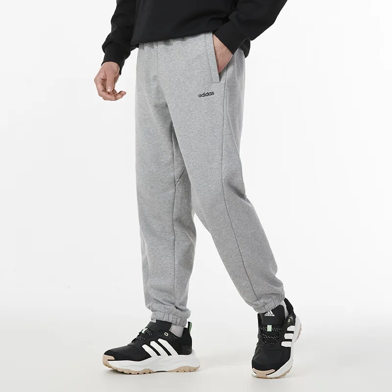 Adidas Knitted Sweatpants Men's Gray-1