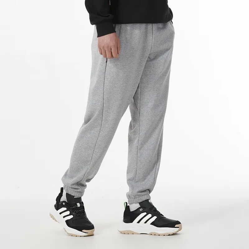 Adidas Knitted Sweatpants Men's Gray-3