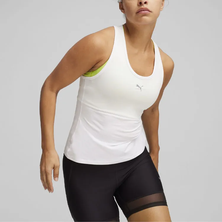 PUMA RUN CLOUDSPUN Women's Running Tank Sport Vests Women's White-3