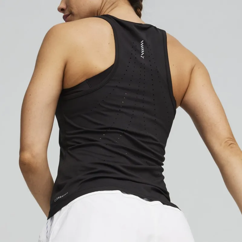 PUMA RUN CLOUDSPUN Women's Running Tank Sport Vests Women's Black-2
