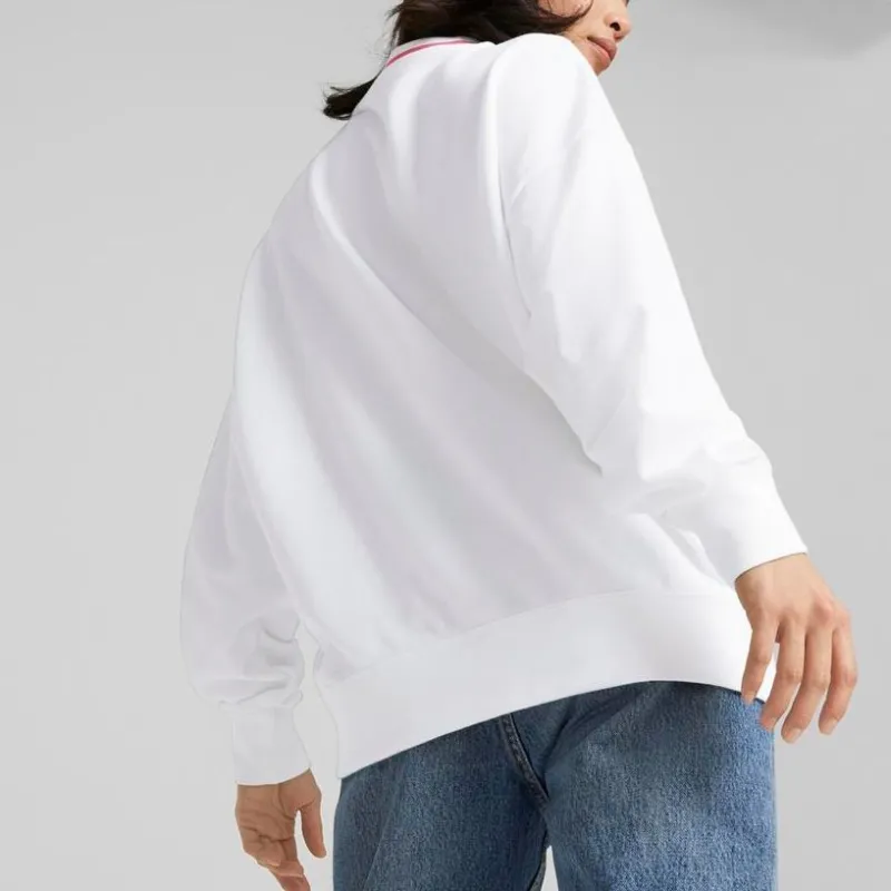 PUMA TEAM Sweatshirts Women's White-3