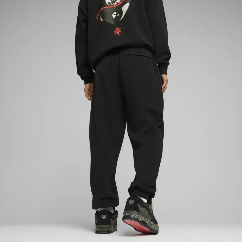 PUMA x STAPLE SS24 Knitted Sports Pants Unisex Black-3
