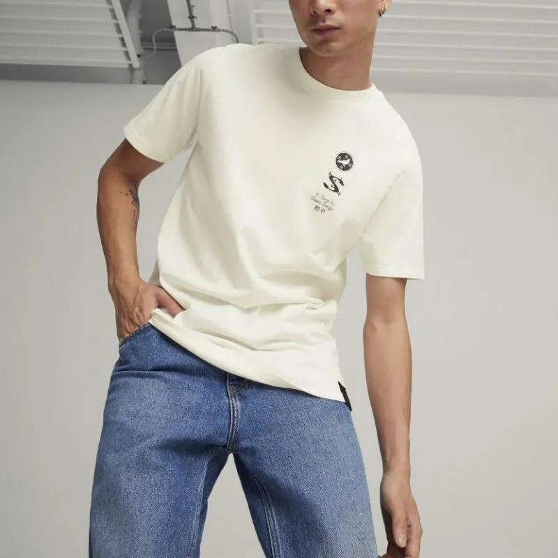 PUMA x STAPLE SS24 T Shirt Men's White-1