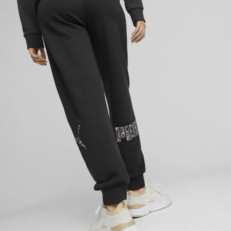 PUMA Nova Shine Knitted Sports Pants Women's Black-3