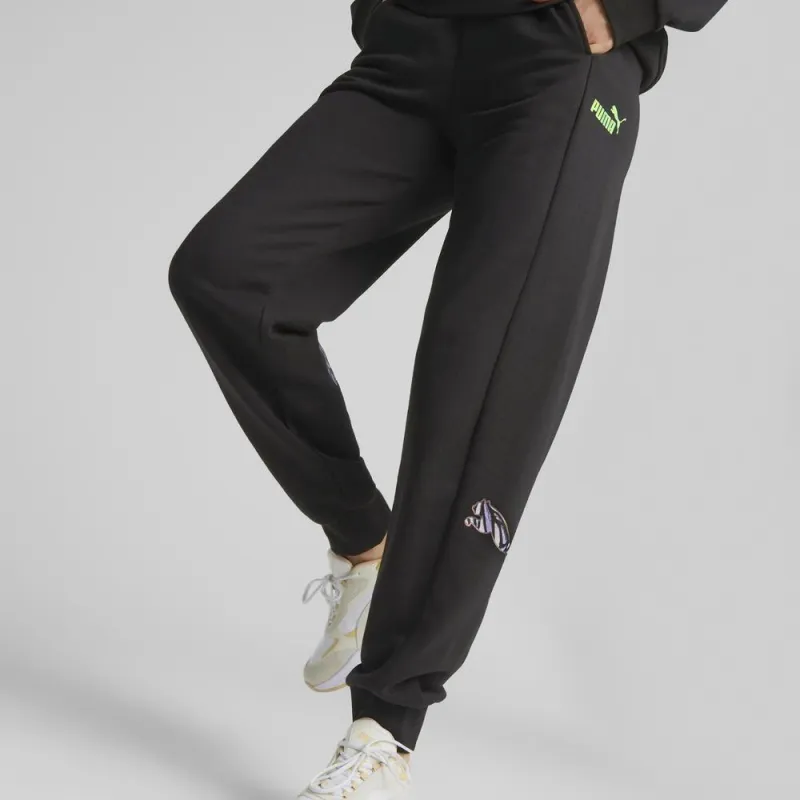 PUMA Nova Shine Knitted Sports Pants Women's Black-2