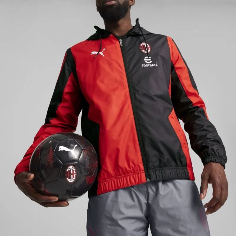 PUMA ACM PREMATCH Jackets Coats Men's Black Red-3