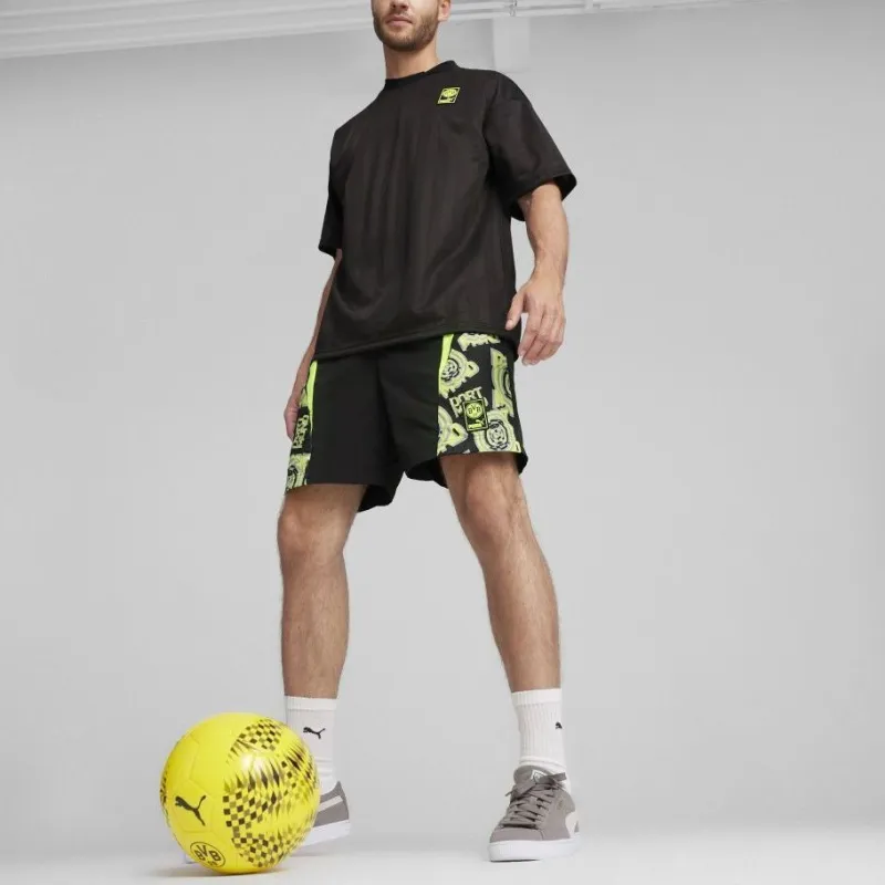 PUMA BVB FTBLNRGY WOVEN SHORT Casual Shorts Men's Black-4