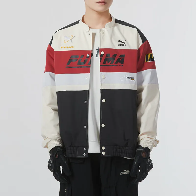 PUMA Jackets & Coats Unisex Black Red-2