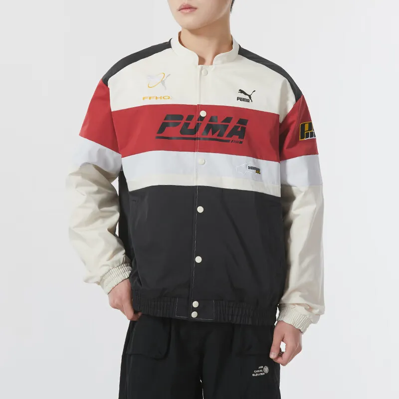 PUMA Jackets & Coats Unisex Black Red-3