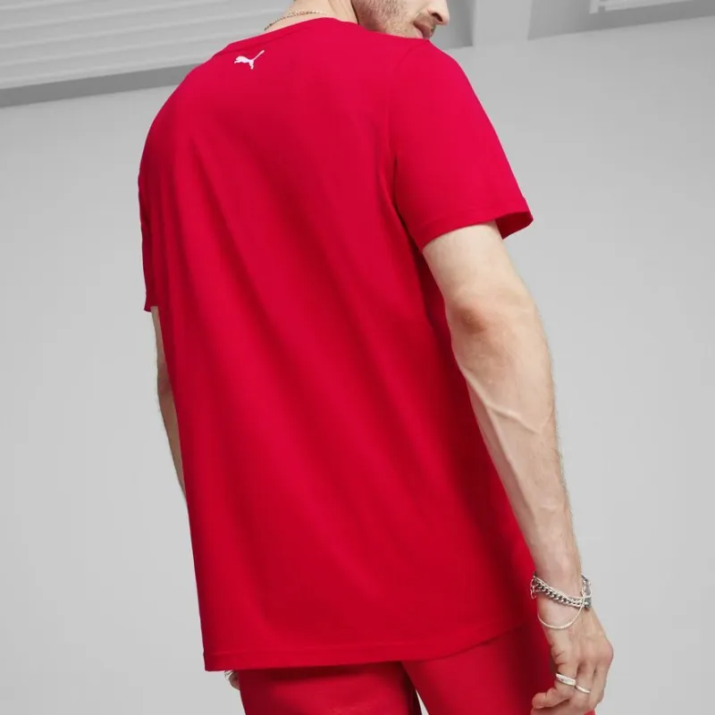 PUMA Scuderia Ferrari Race T Shirt Men's Red-3