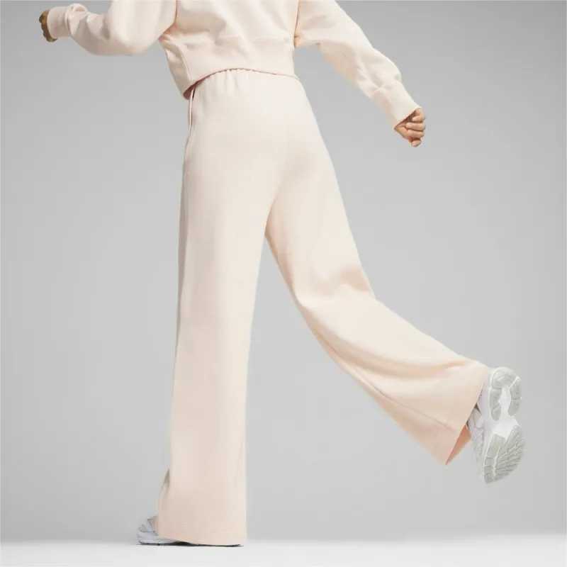 PUMA CLASSICS+ RELAXED SWEATPANTS Casual Pants Women's Bamboo Joint Peach-4