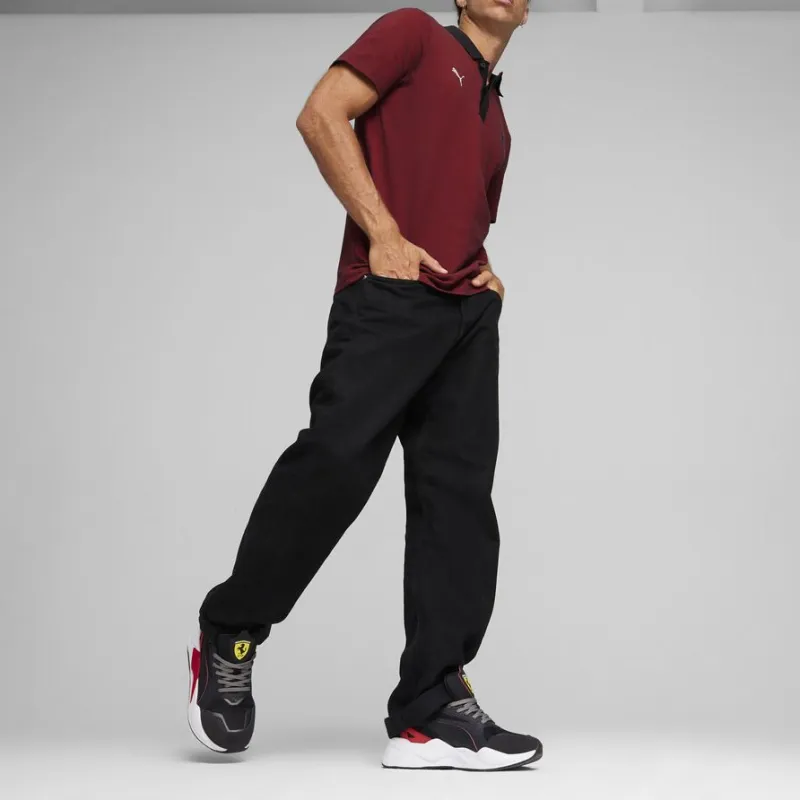 PUMA Polo Shirts Men Burgundy-4