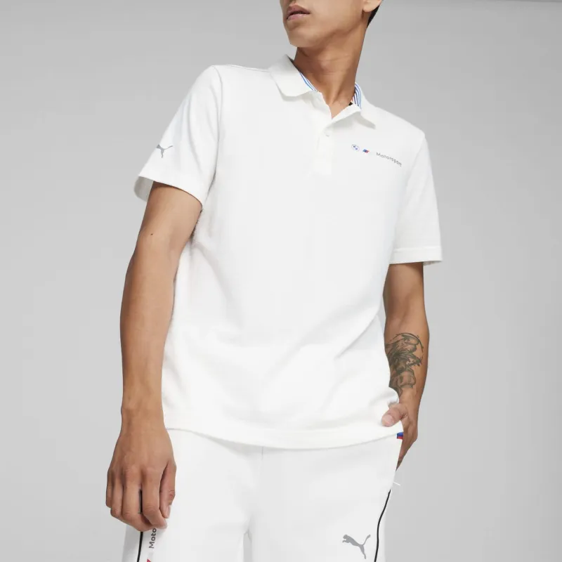 PUMA BMW M Motorsport Men's Polo Shirt Men's White-2