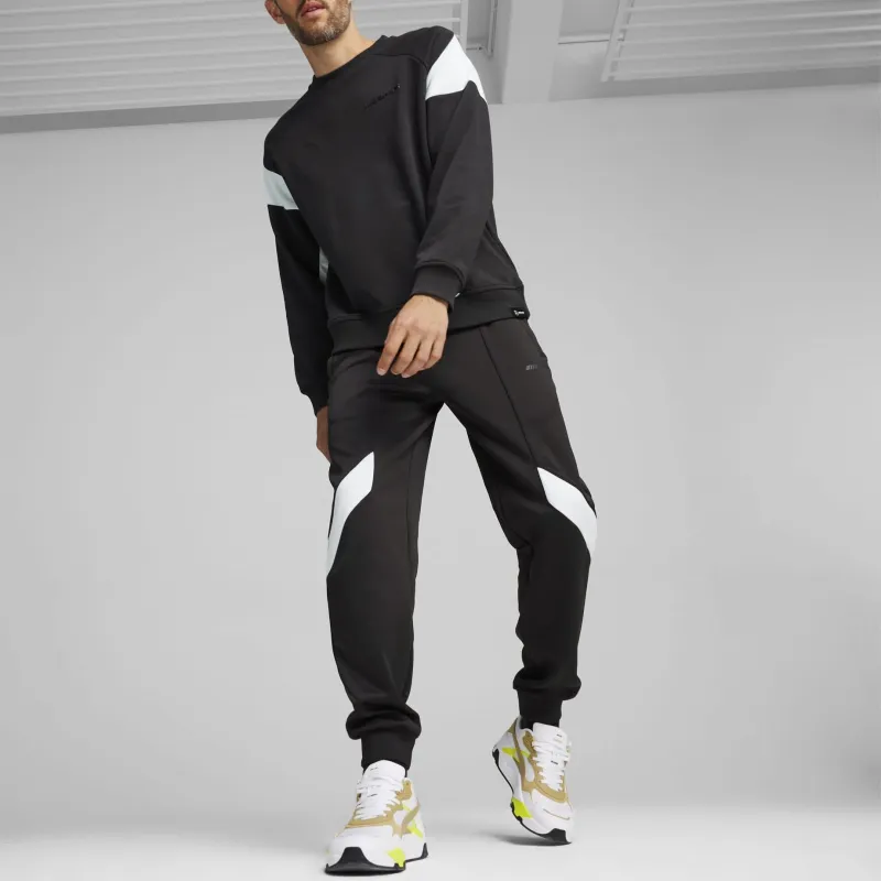 PUMA AMG Men's Motorsport Track Pants Knitted Sweatpants Men's Black-3