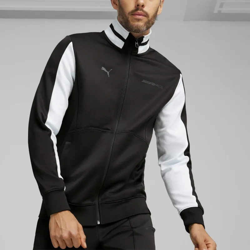 PUMA AMG Men's Motorsport Track Jacket Jackets Coats Men's Black-2