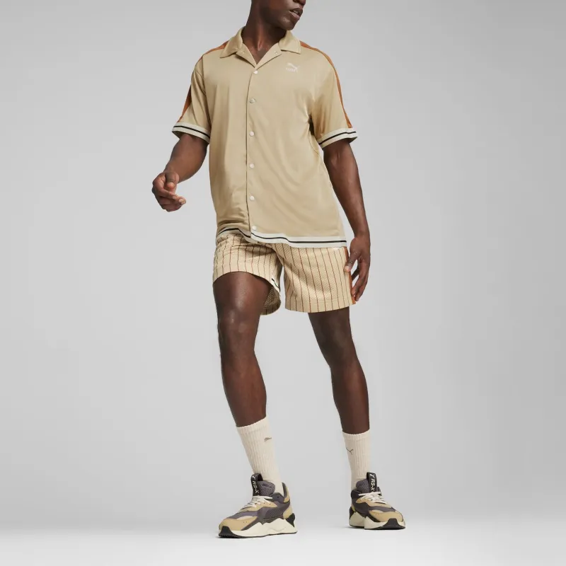 PUMA T7 Men's Shooting Shirt Polo Shirt Men's Khaki-3