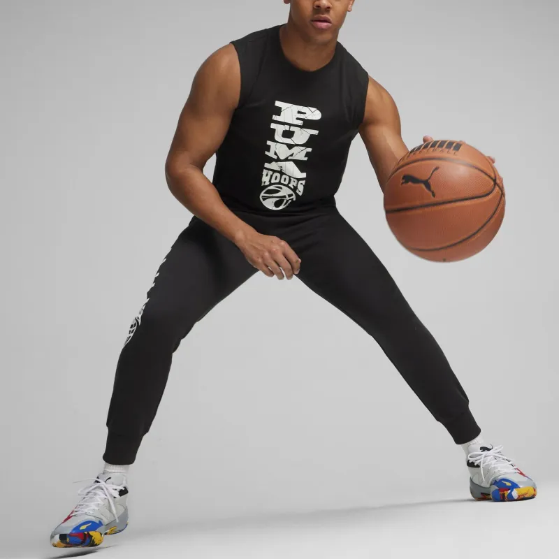 PUMA Tank Tops Men Black-3