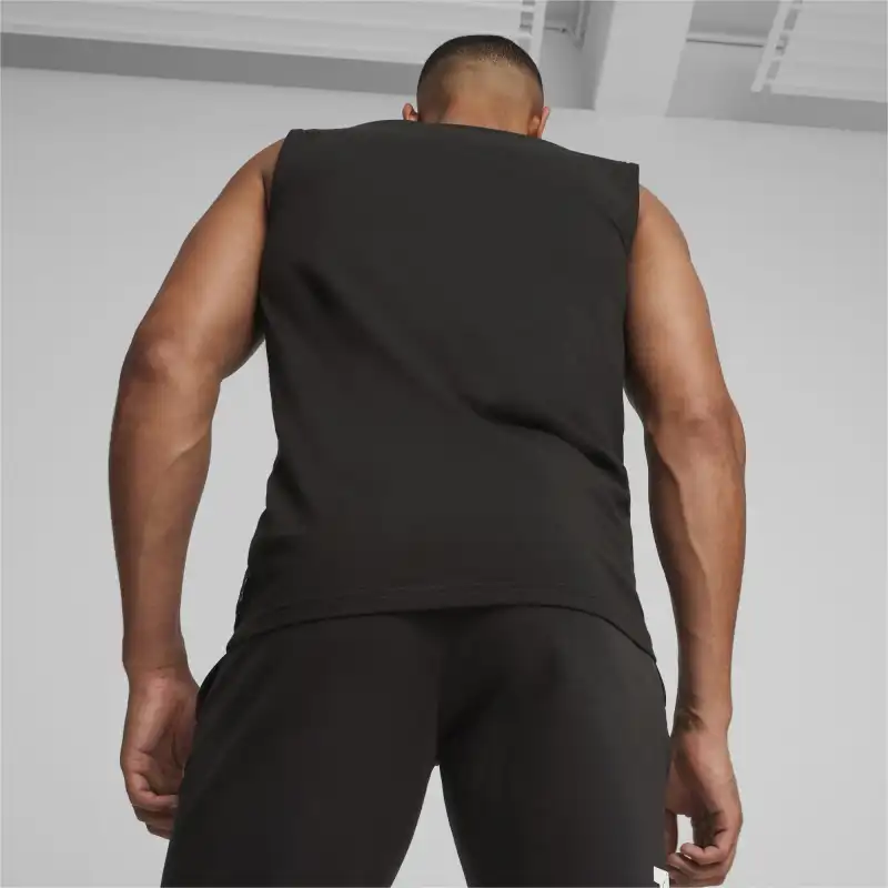 PUMA Tank Tops Men Black-4