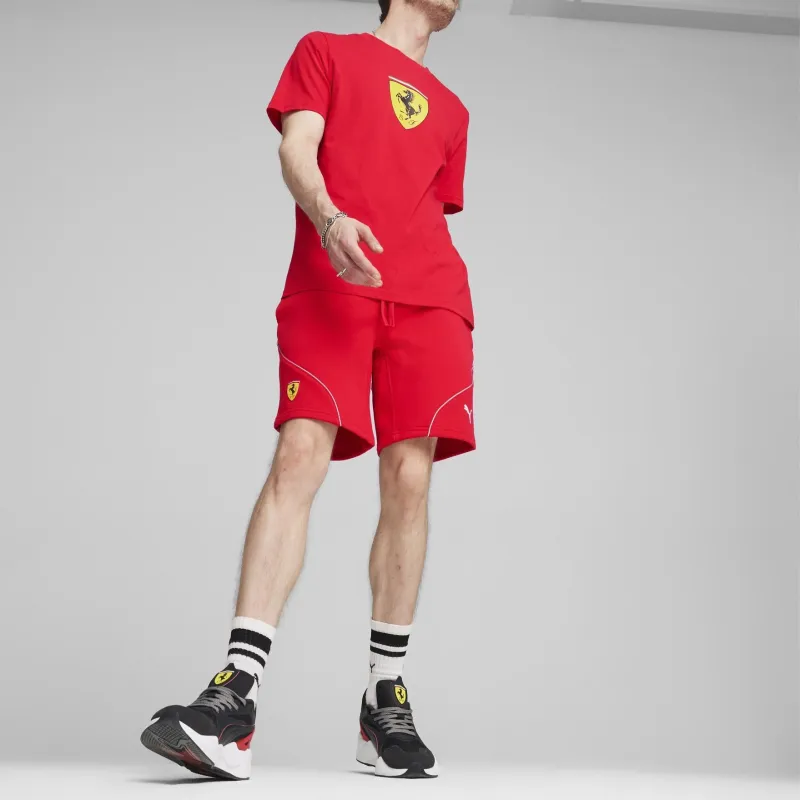 PUMA Scuderia Ferrari T Shirt Men's Race Red-3