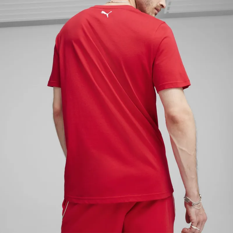 PUMA Scuderia Ferrari T Shirt Men's Race Red-4