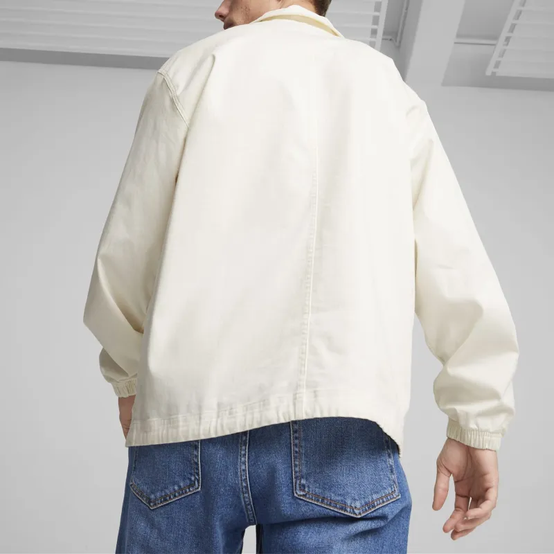 PUMA Jackets Men White-3