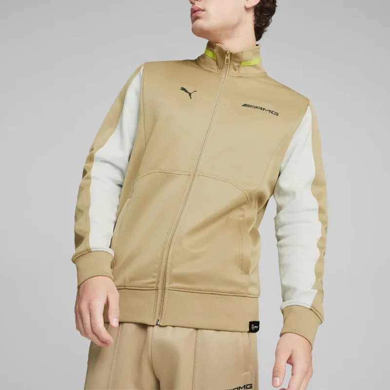 PUMA AMG Men's Motorsport Track Jacket Jackets & Coats Men's Khaki-2